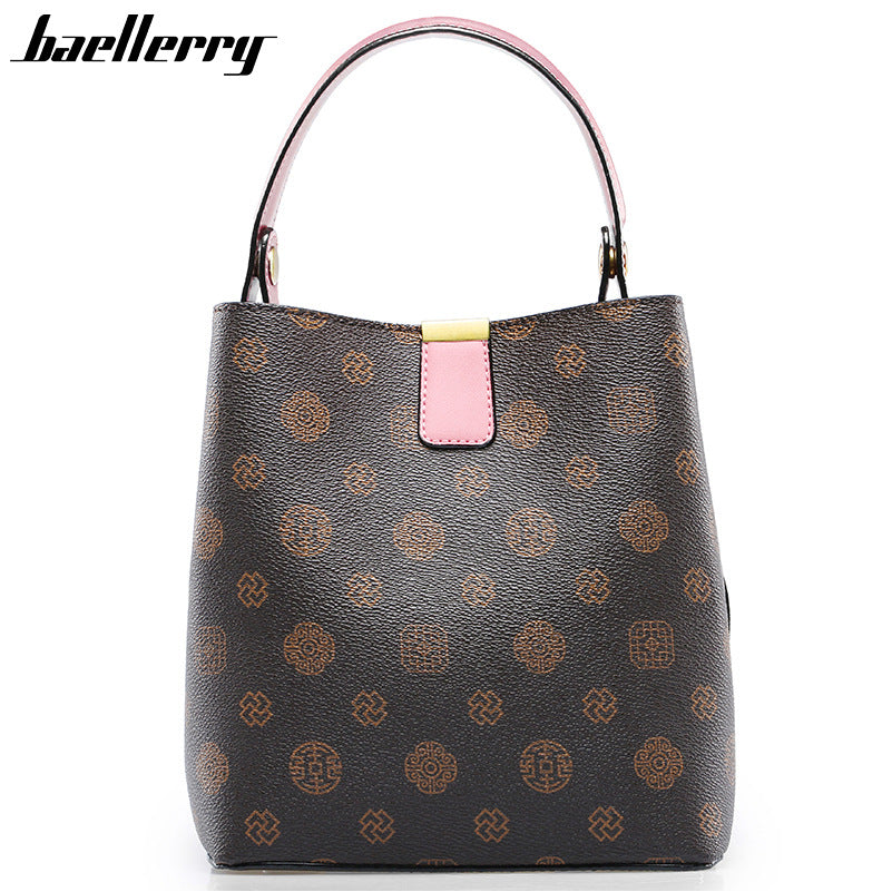 Women's Durable Plaid Portable Fashion Printed Handbags