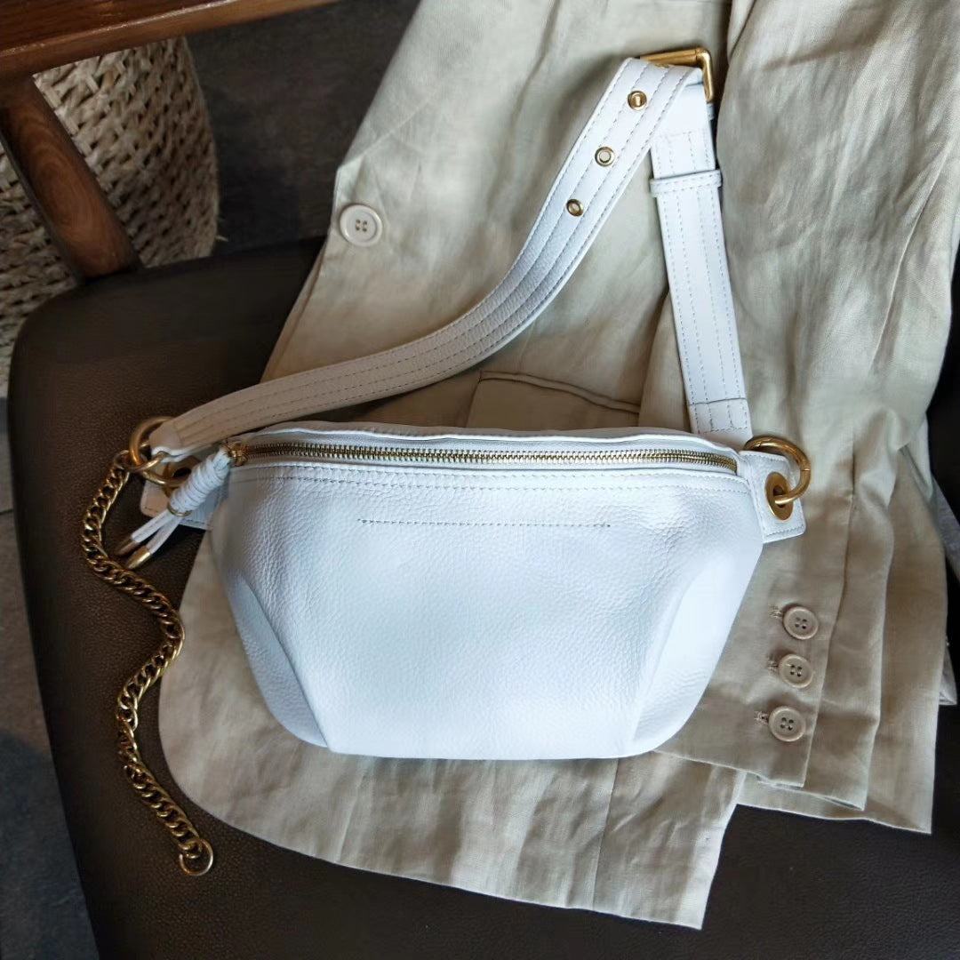 Women's Disco Fashion Trendy First Layer Cow Crossbody Bags
