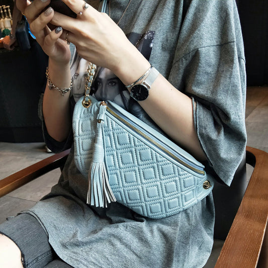 Women's Bundy Fashion Trendy First Layer Cowhide Bags