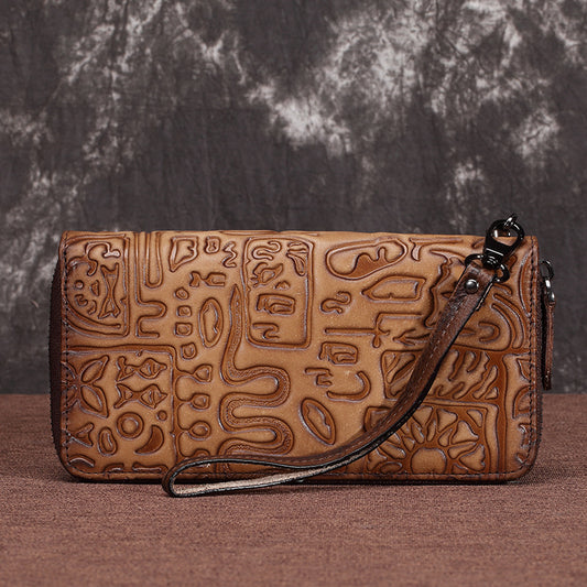Women's & Men's & Oracle Clutch Leather Long Top Ladies Wallets