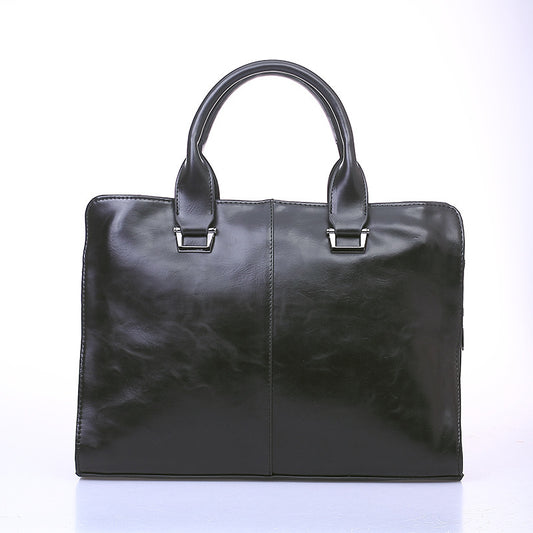 Men's Horizontal Business Computer One Retro Trendy Men's Handbags