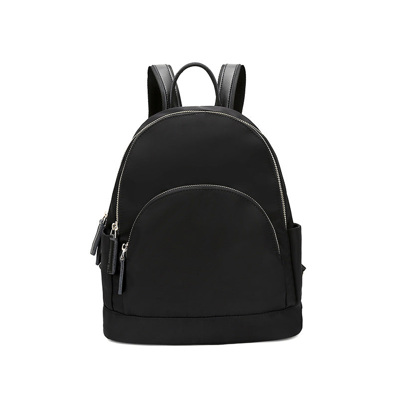 Women's Korean Trendy Solid Color Simple Waterproof Backpacks