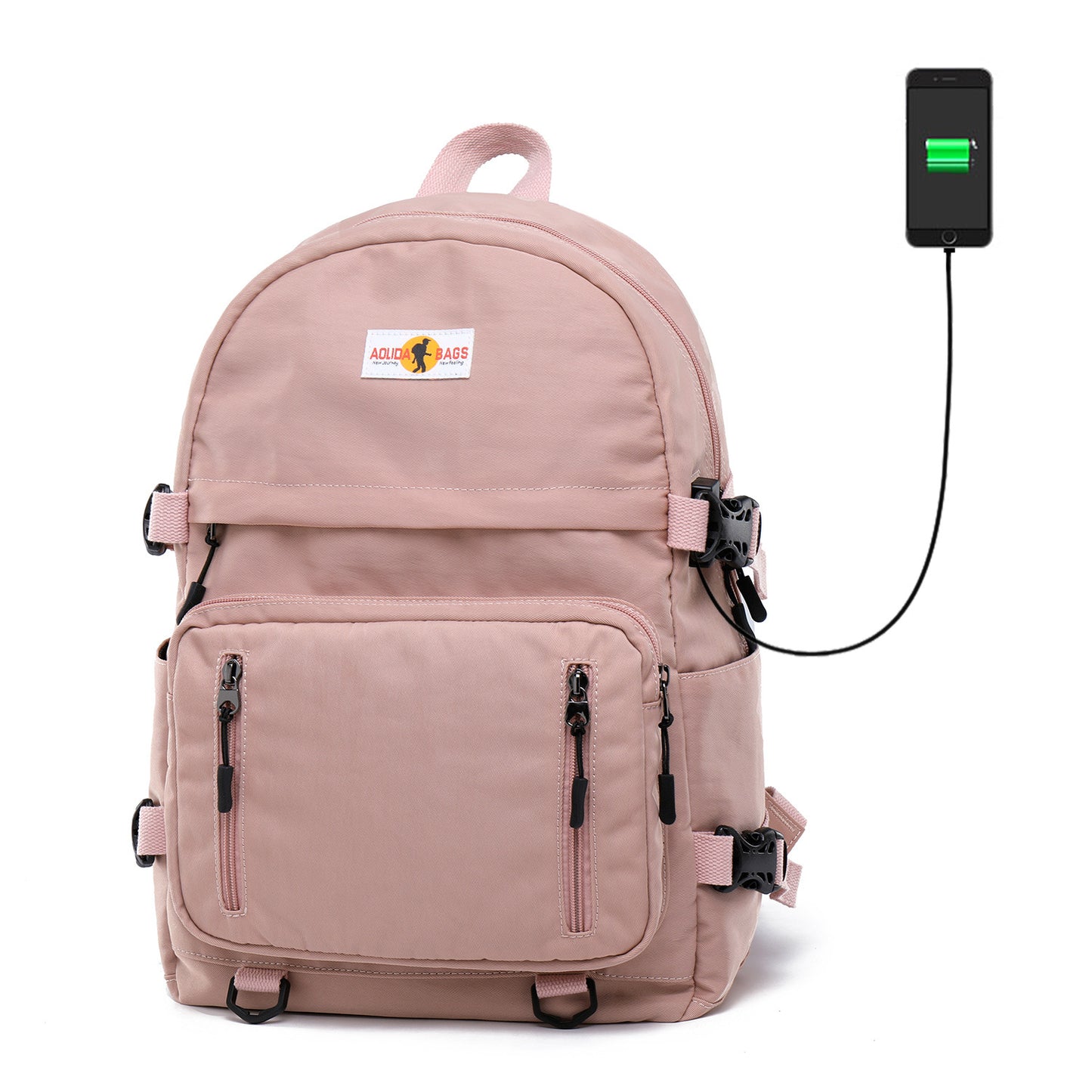 Women's & Men's & Junior High College Unisex Fashion Backpacks
