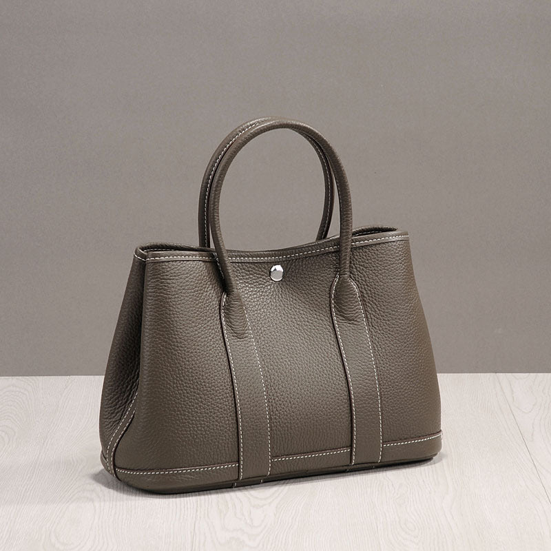 Women's Korean Style Simple Litchi Pattern Top Crossbody Bags