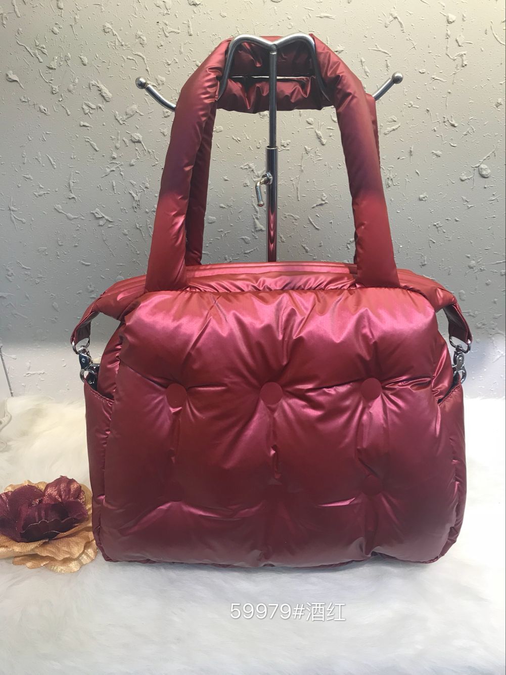 Women's Korean Fashion Space Cotton Air Chamber Bags