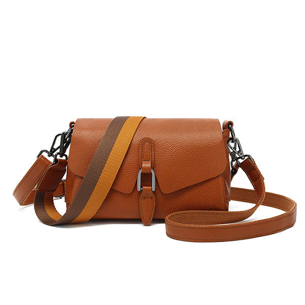 Women's Solid Color Simple Leather Lightweight High-grade Crossbody Bags