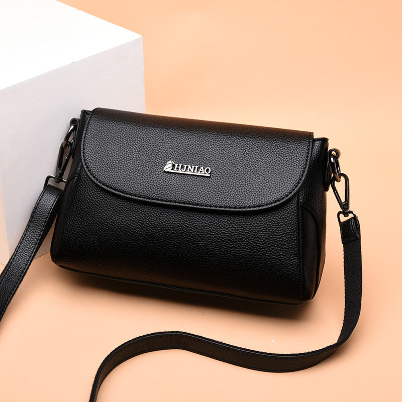 Women's Fashion Mom Soft Leather Elegant Crossbody Bags