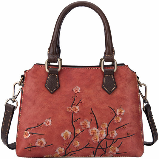 Women's Genuine Leather Retro First Layer Cowhide Shoulder Bags