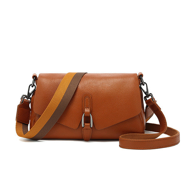 Women's Solid Color Simple Leather Lightweight High-grade Crossbody Bags