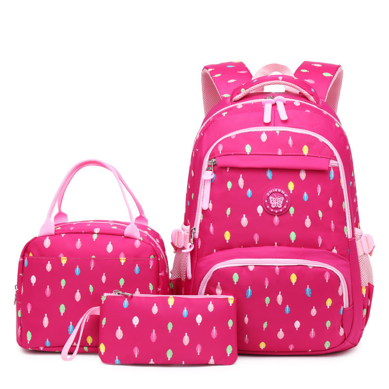 Women's & Men's & Fashion Printing Insulation Three-piece Backpacks