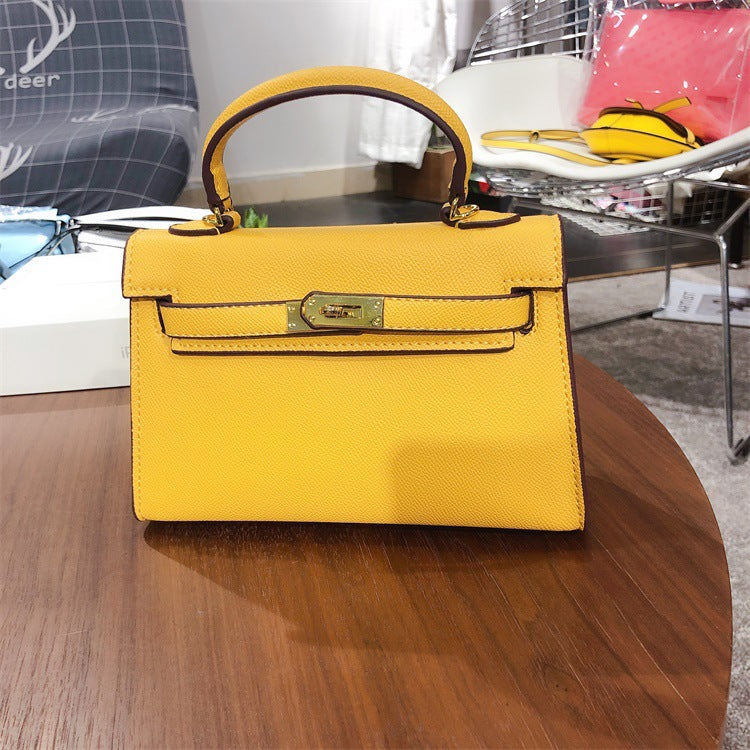 Elegant Palm Print Kelly Lady's Sier Handbags