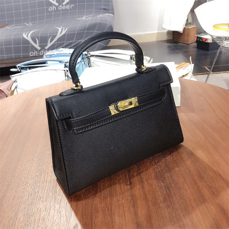 Elegant Palm Print Kelly Lady's Sier Handbags