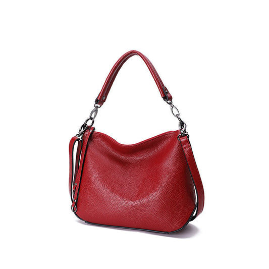 Women's Genuine Leather Fashion Layer Cowhide Shoulder Bags