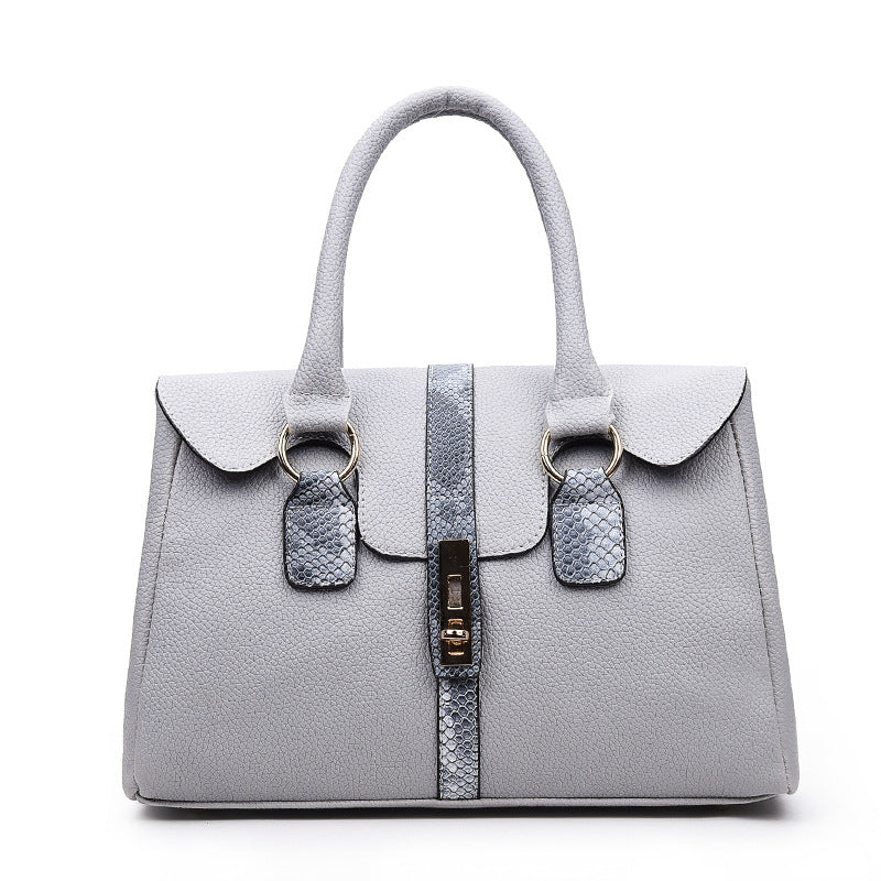 Women's Trends Serpentine Crocodile Pattern Portable Set Handbags