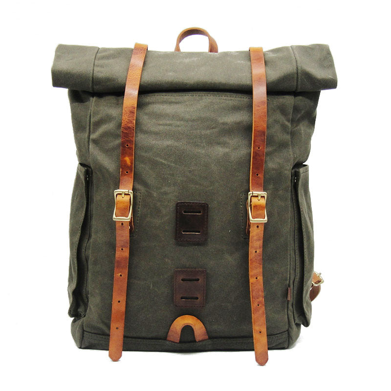 American Vintage Canvas Italy Large Capacity Backpacks