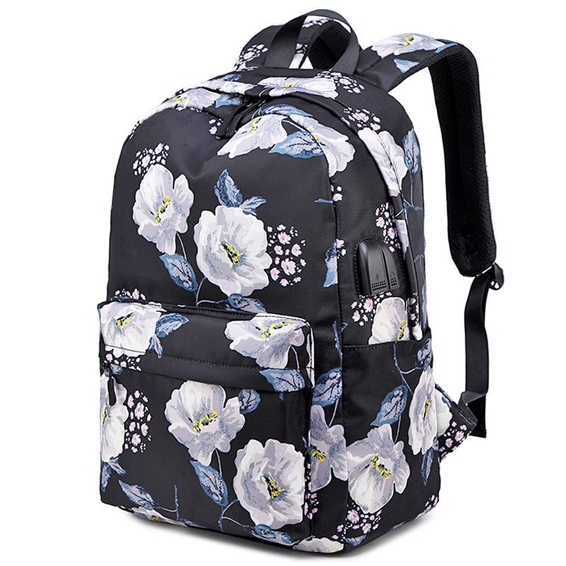 Durable Three-piece Printed Female Computer Lunch Bags