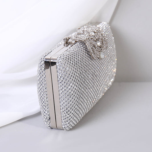 Over Diamond Hand-held Banquet Chain Bridal Evening Bags