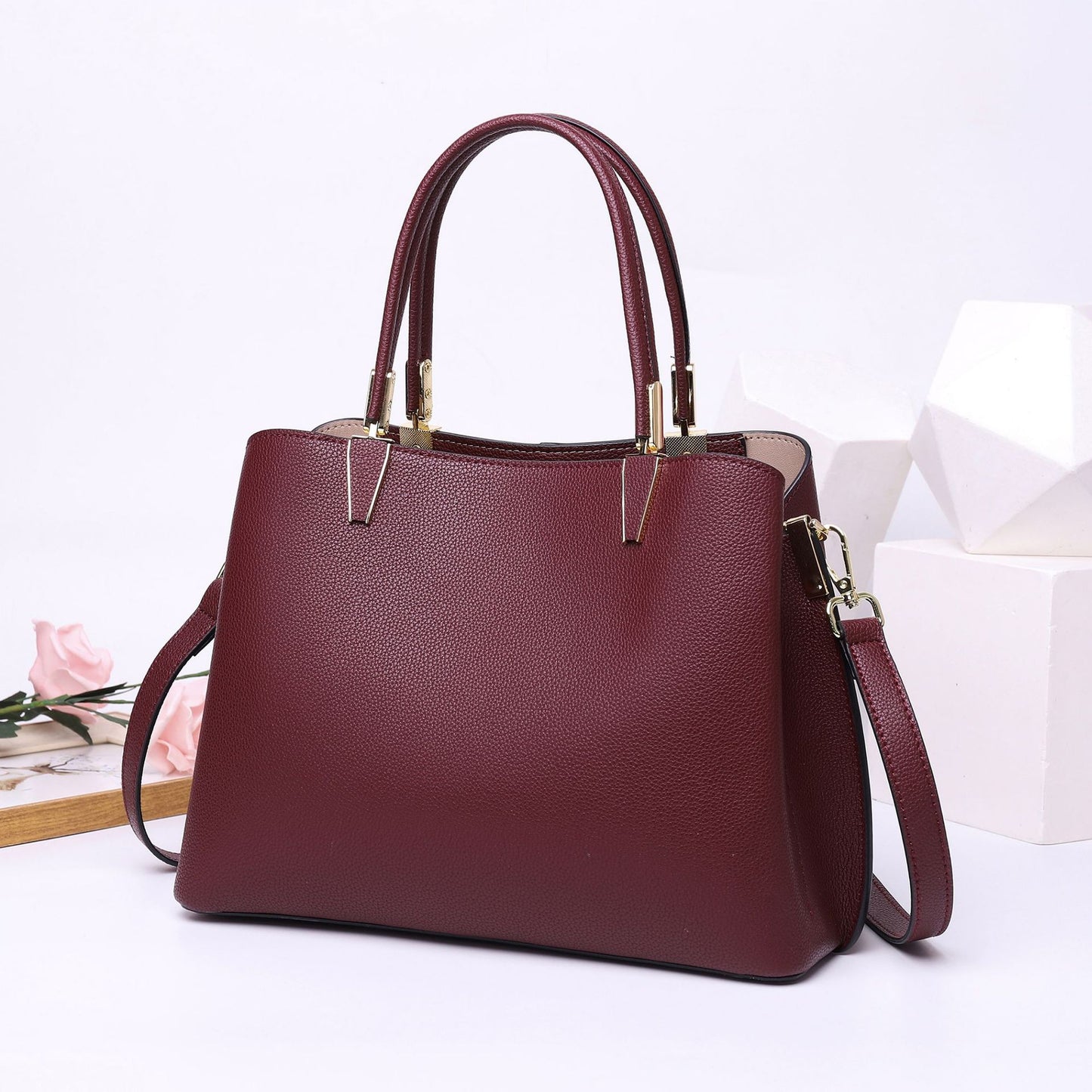 Women's Fashion For Simple Leather Mom Handbags