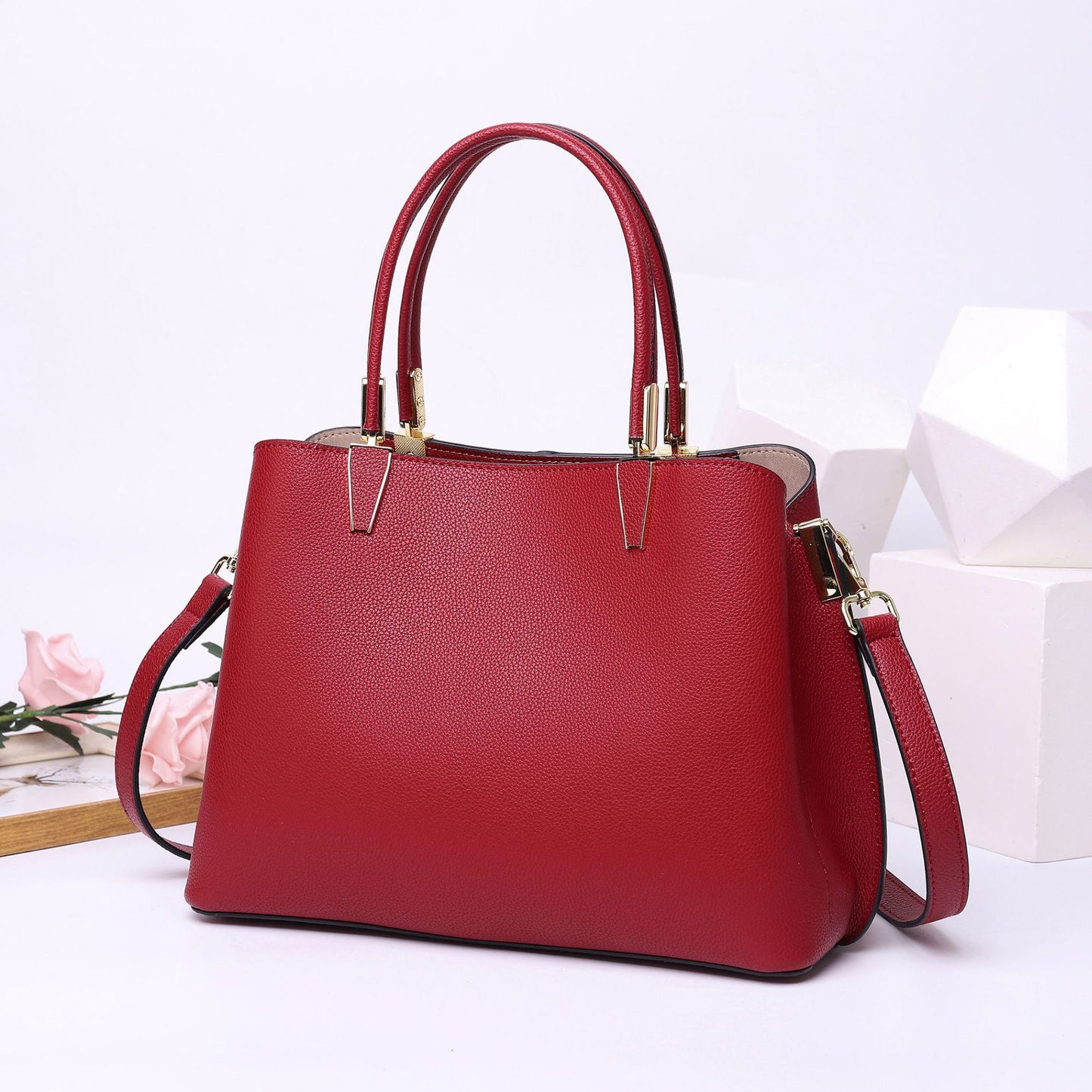 Women's Fashion For Simple Leather Mom Handbags