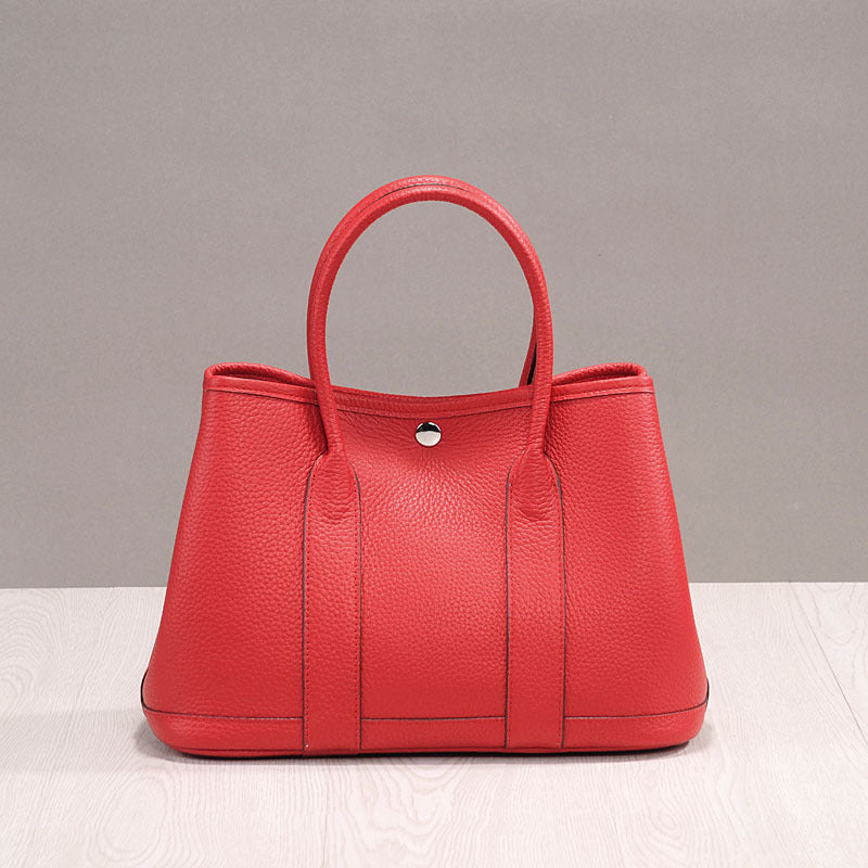 Women's Party Leisure Shopping Litchi Grain First Layer Cowhide Genuine Crossbody Bags
