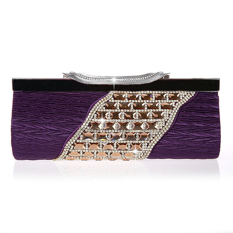 Rhinestone Fashion Dinner Banquet Clutch Easy Handbags