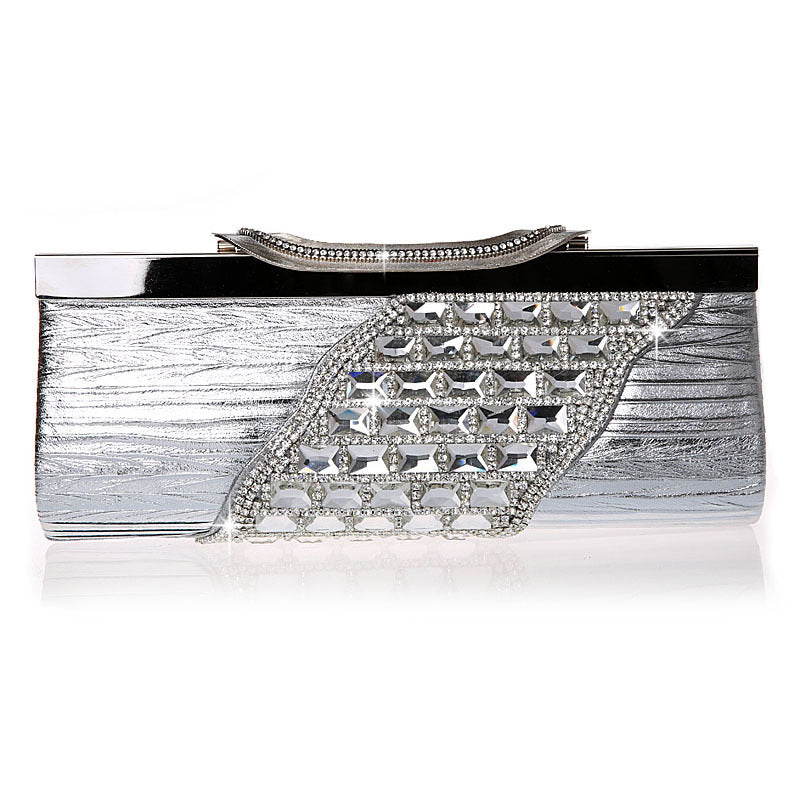 Rhinestone Fashion Dinner Banquet Clutch Easy Handbags