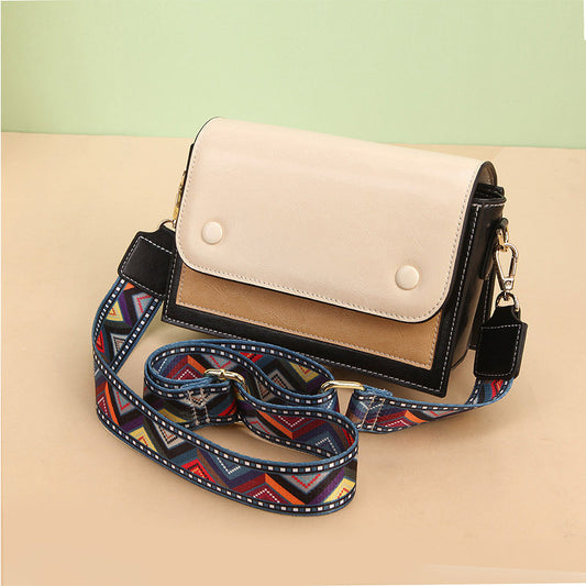 Women's Korean Genuine Leather Fashion Strap Free Bags