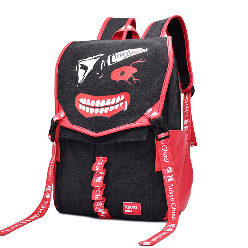 Anime One Piece Fire Shadow Attack Backpacks