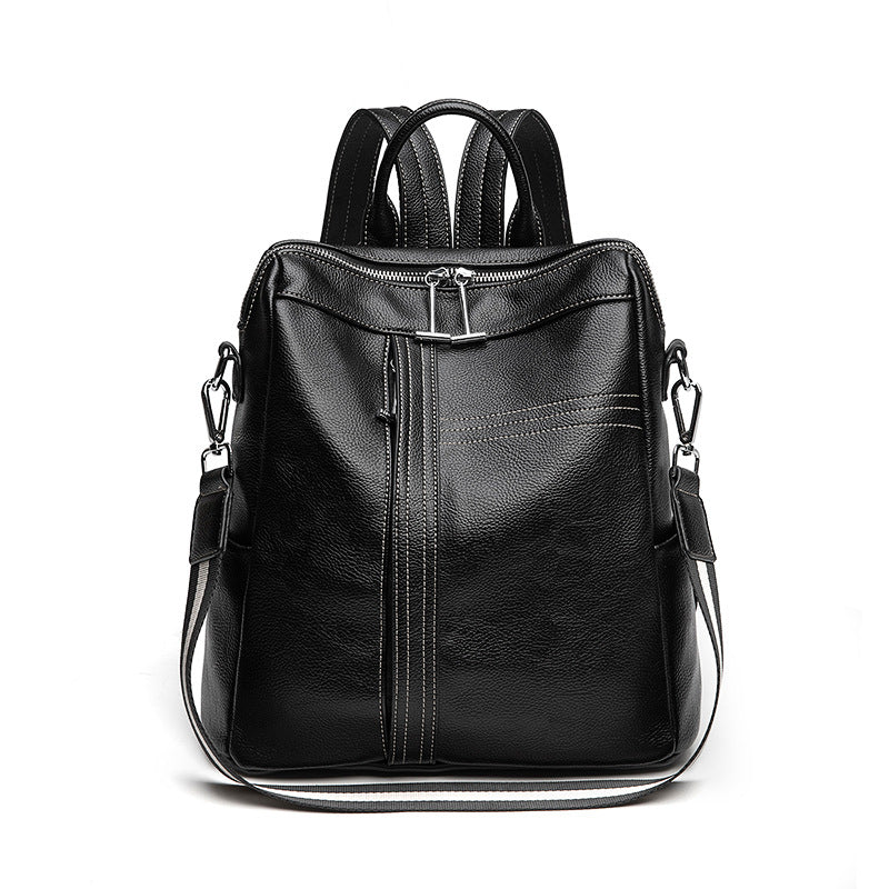 Women's Large Capacity Fashion Korean Leisure Soft Backpacks