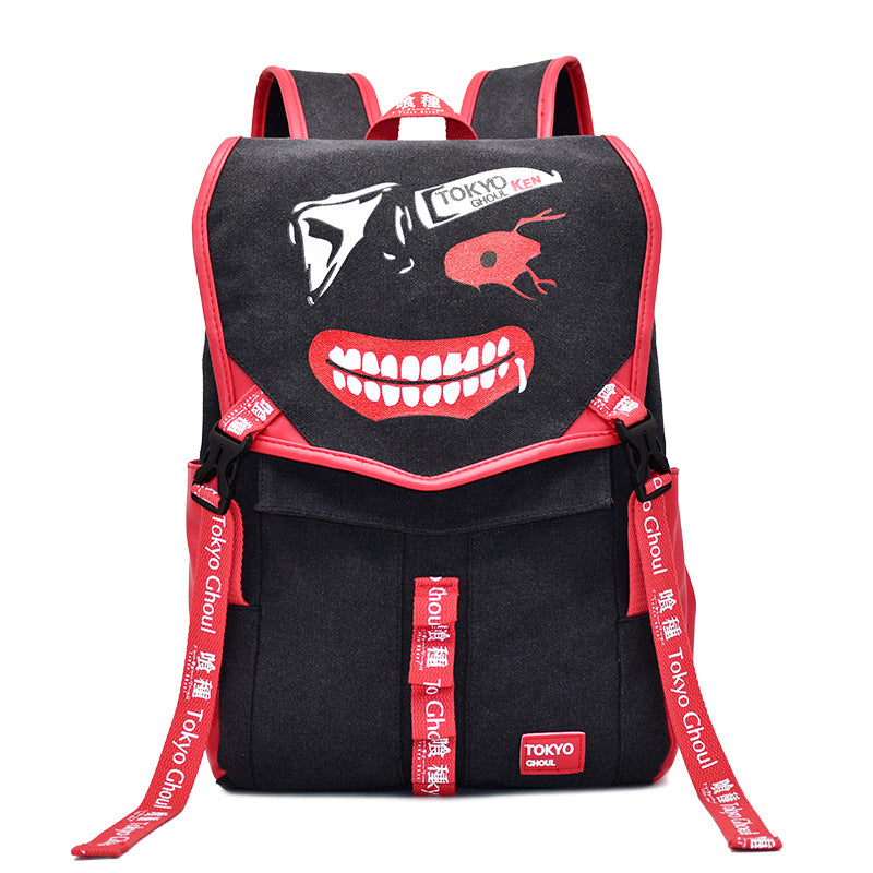 Anime One Piece Fire Shadow Attack Backpacks