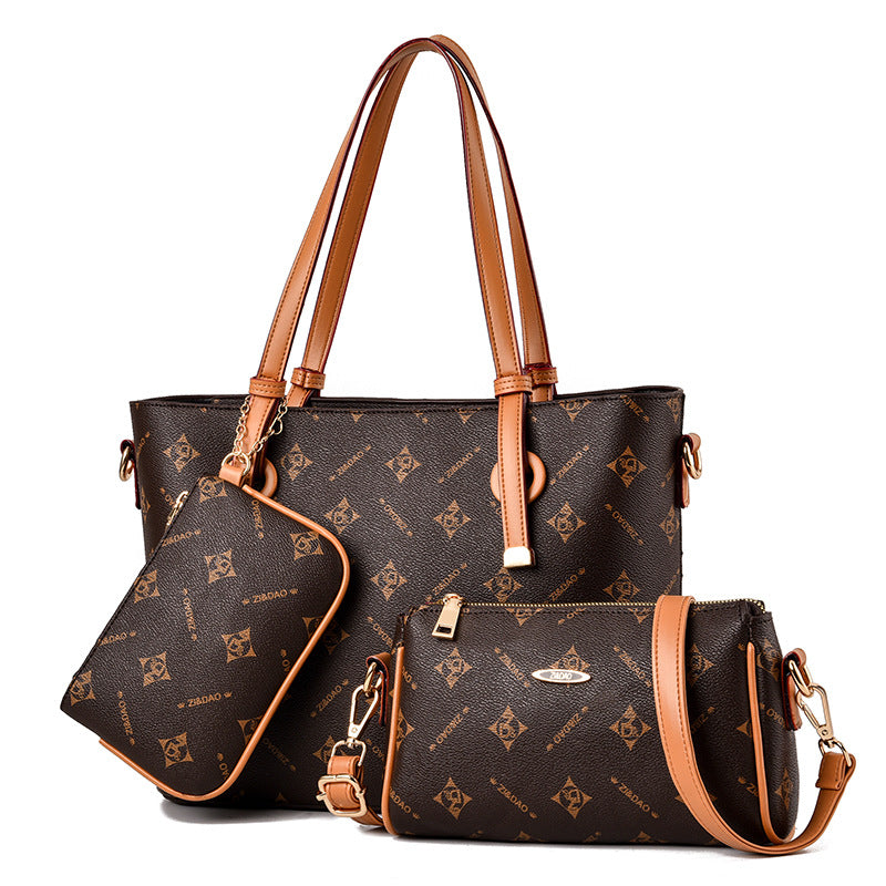 Women's Large Capacity Fashion Three-piece Big Bags