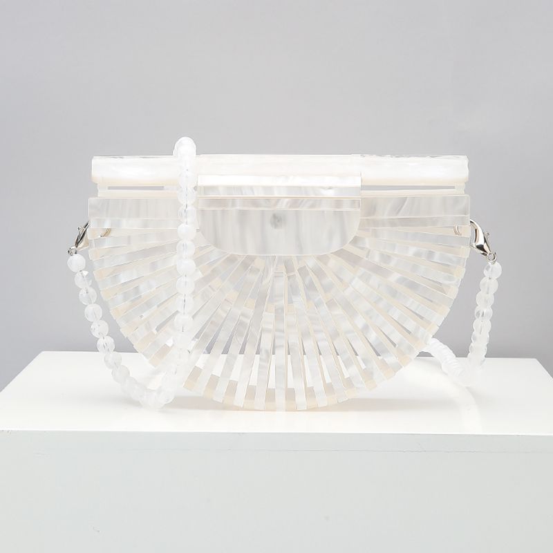 Women's Hollow Clutch Fashion Bamboo Basket Vacation Evening Bags