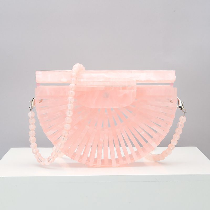 Women's Hollow Clutch Fashion Bamboo Basket Vacation Evening Bags
