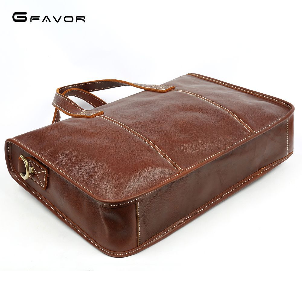 Men's Genuine Leather Business Cowhide Retro Men's Handbags