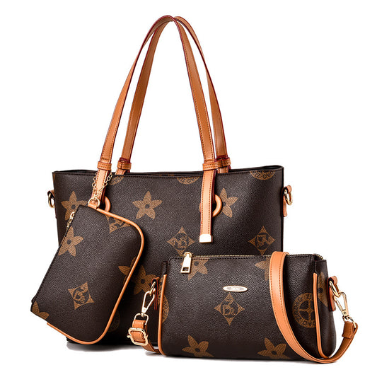 Women's Large Capacity Fashion Three-piece Big Bags