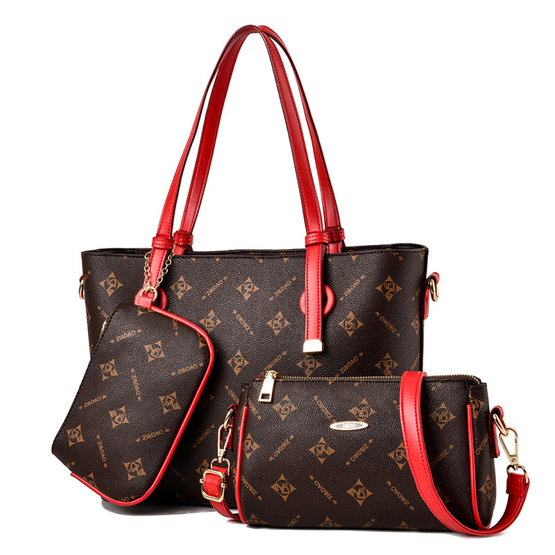 Women's Large Capacity Fashion Three-piece Big Bags