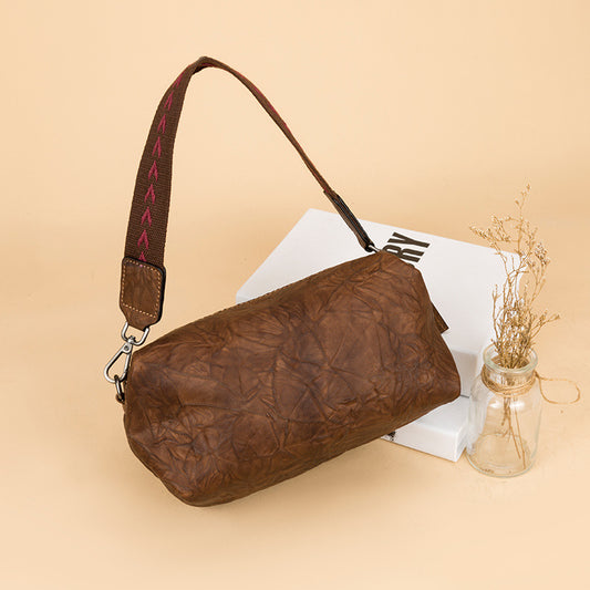 Women's Niche Genuine Leather First Layer Cowhide Crossbody Bags