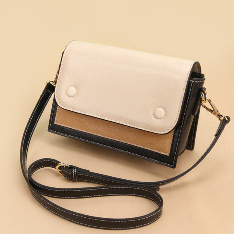 Women's Korean Genuine Leather Fashion Strap Free Shoulder Bags