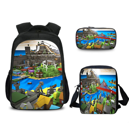 Popular Opening Cartoon Mix Primary Secondary Backpacks