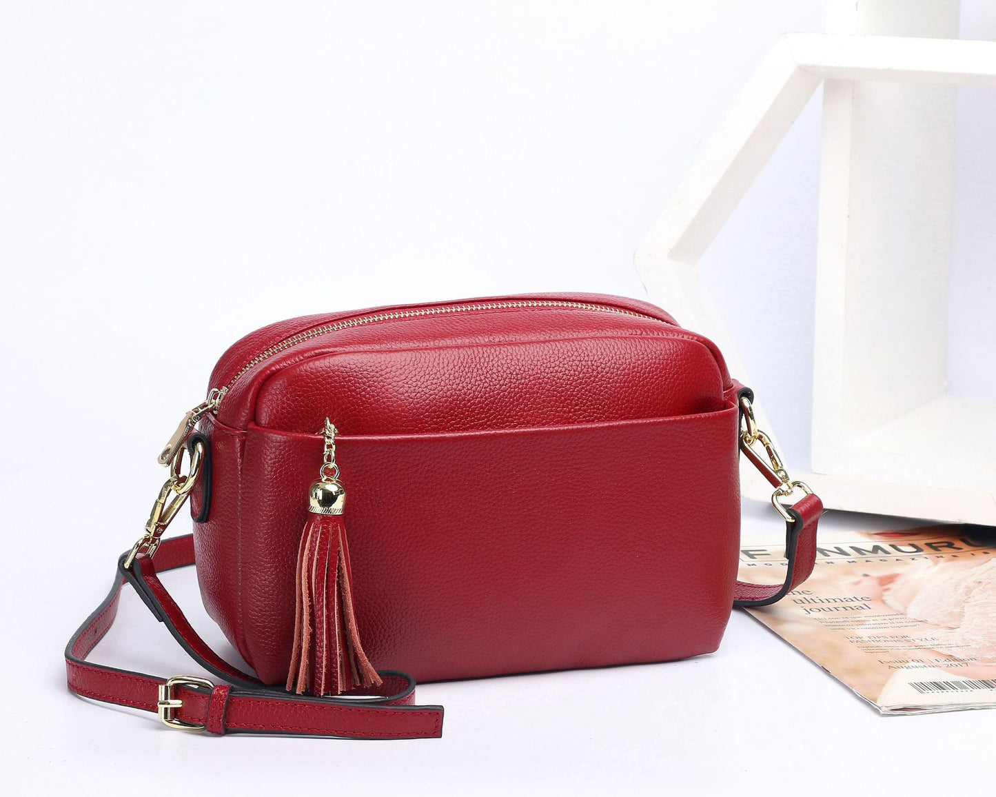 Women's Niche Design First Layer Leather Genuine Shoulder Bags