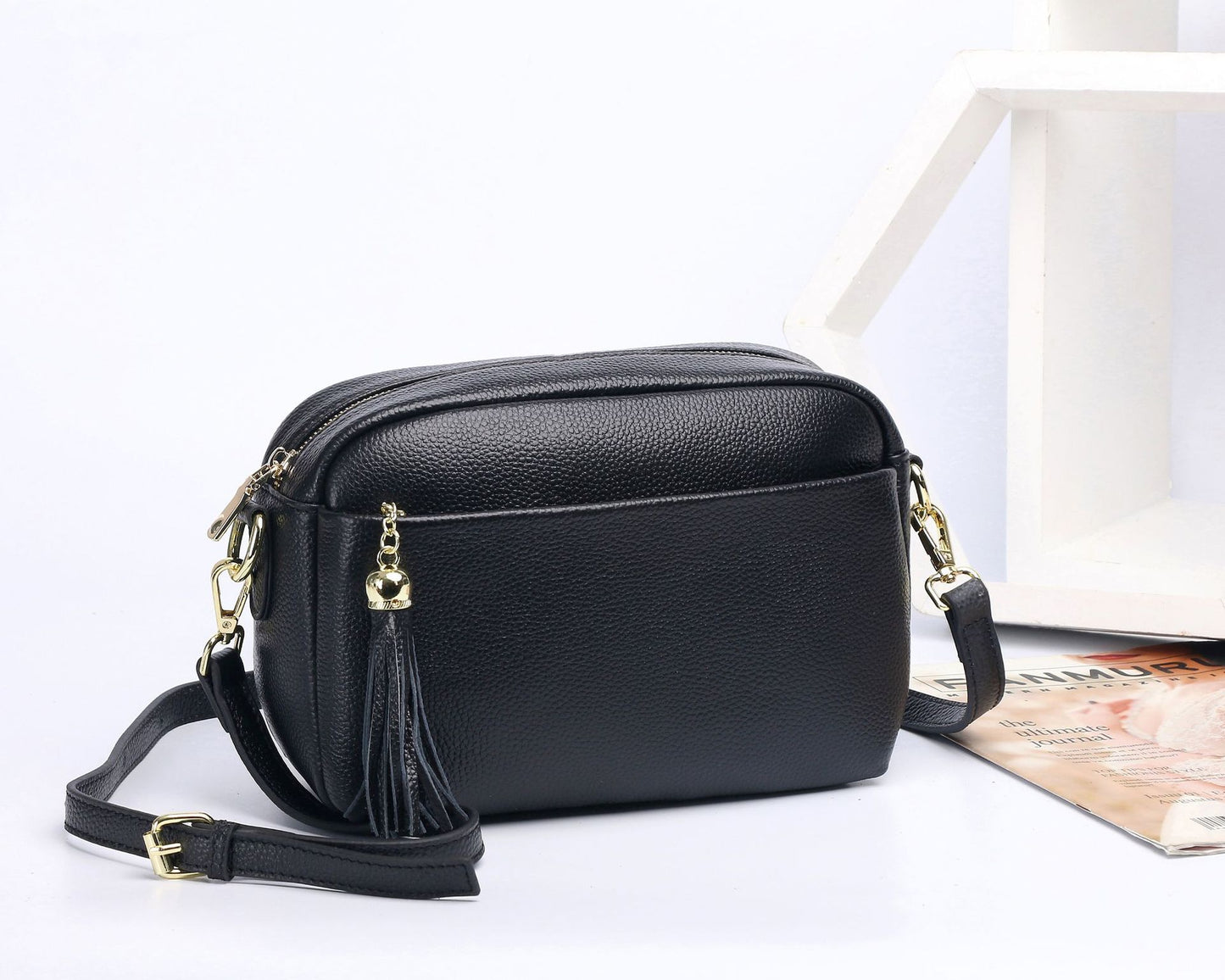 Women's Niche Design First Layer Leather Genuine Shoulder Bags