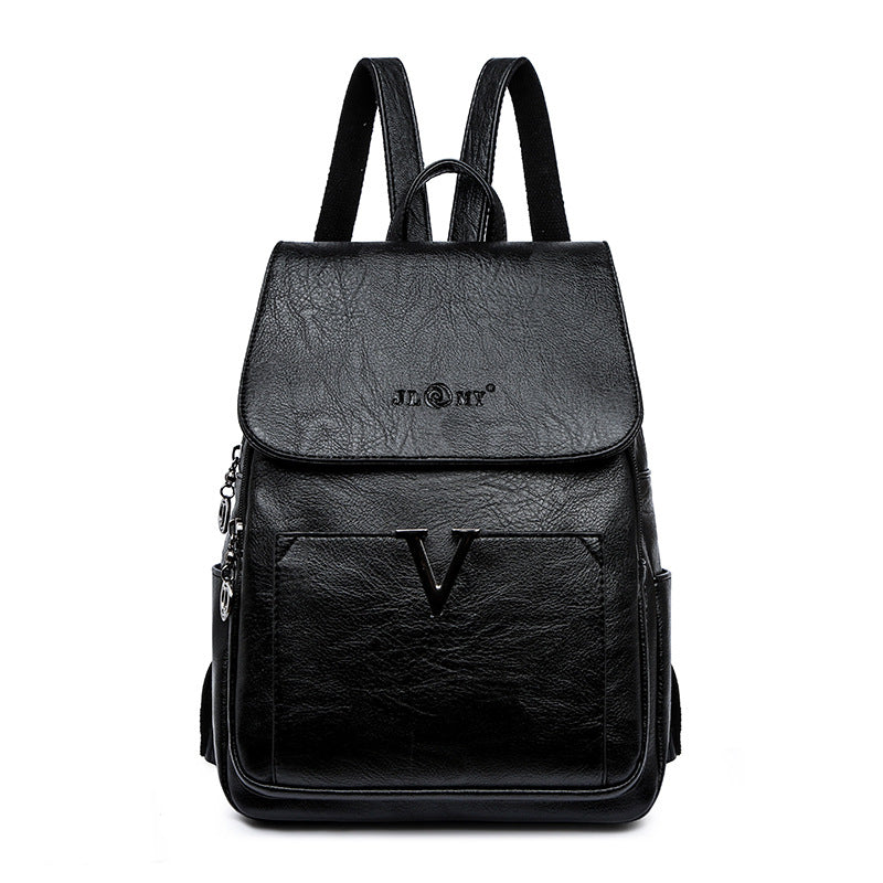 Female Stylish Large Capacity Versatile Soft Backpacks