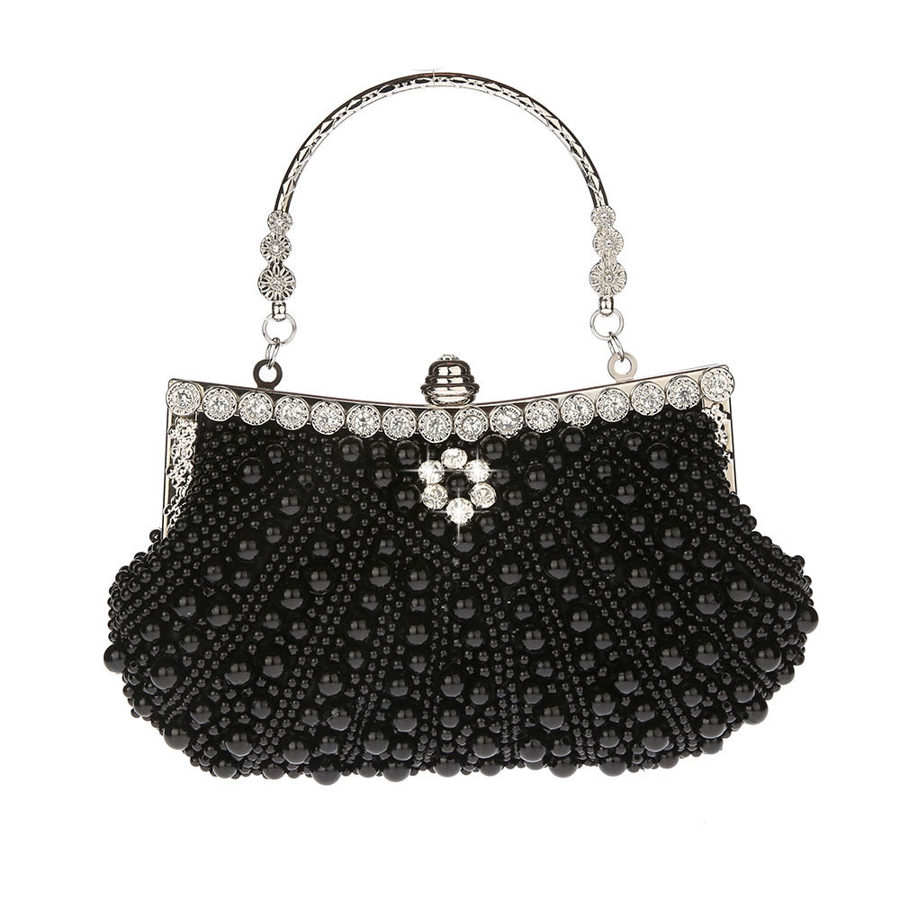High Quality Exquisite Handmade Embroidery Pearl Handbags