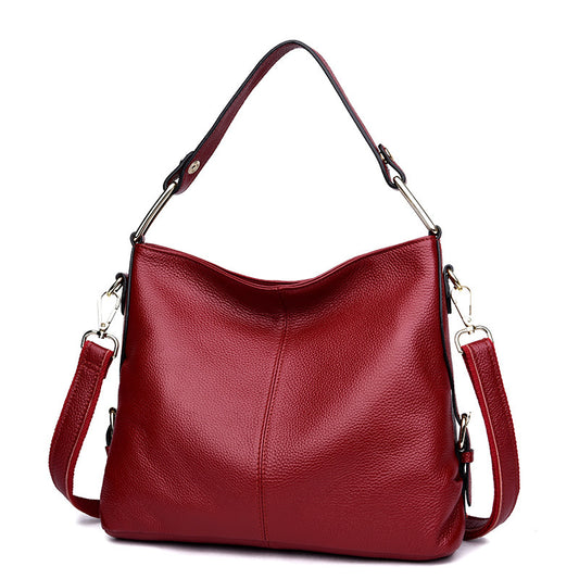 Women's Authentic Leather Large Capacity Fashion Portable Shoulder Bags