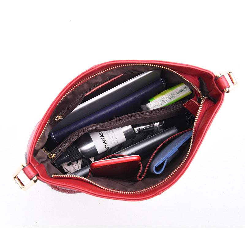 Women's Authentic Leather Large Capacity Fashion Portable Shoulder Bags