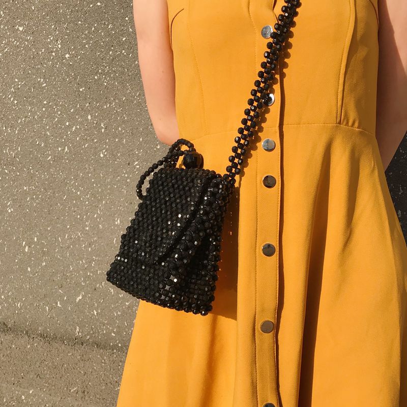 Women's Woven Vintage Handmade Beaded Versatile Evening Bags