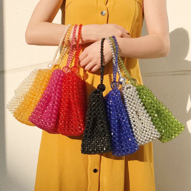 Women's Woven Vintage Handmade Beaded Versatile Evening Bags