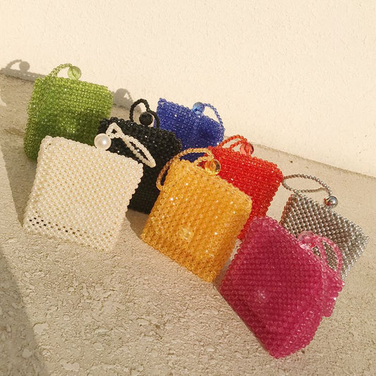 Women's Woven Vintage Handmade Beaded Versatile Evening Bags