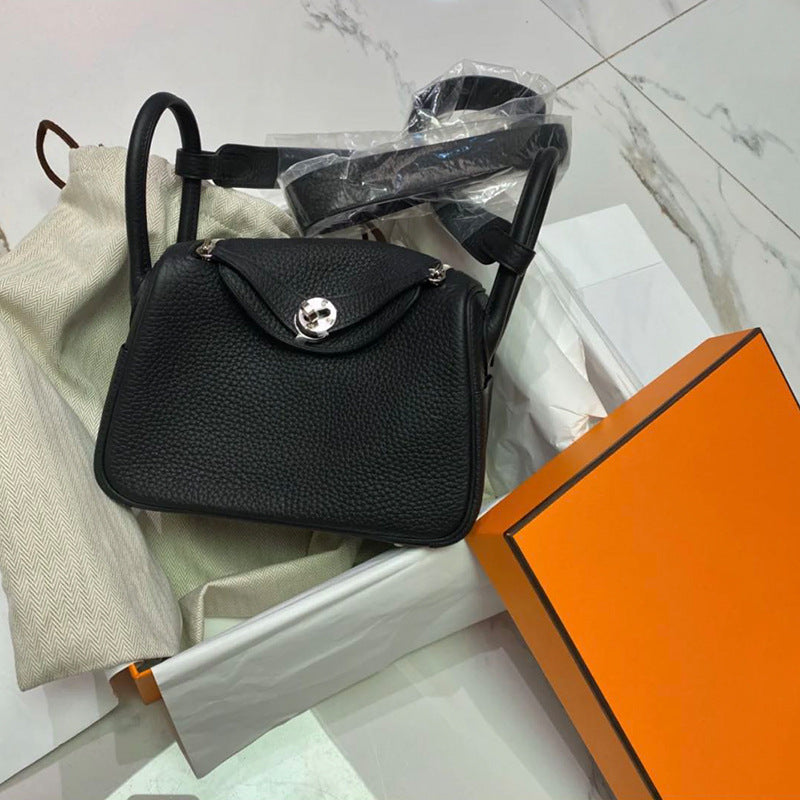 Women's Lindy Mini Doctor Cow Leather Portable Bags