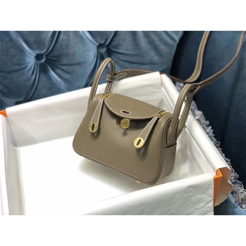 Women's Lindy Mini Doctor Cow Leather Portable Bags